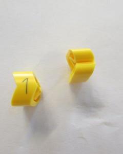 Cable noticeable clip 3-6 yellow/black 1   diameter 8-16mm